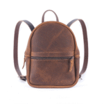 Bag Spot Backpack - Classic Zippered Small Leather Purse