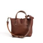 Bag Spot Essential Tote Bag - Leather - Mini - Saddle - In Stock