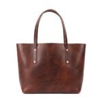 Bag Spot Essential Tote Bag - Leather - Large - Whisky Bison