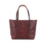 Bag Spot Essential Tote Bag - Leather - Small - Wine Bison