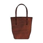 Bag Spot Essential Tote Bag - Leather - Slim Large - Whisky Bison