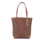 Bag Spot Essential Tote Bag - Leather - Slim Medium - Saddle