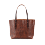 Bag Spot Essential Tote Bag - Leather - Medium - Whisky Bison