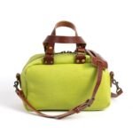Bag Spot Signature Crossbody Bag - Leather - Lime Green