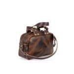 Bag Spot Signature Crossbody Bag - Leather - Mini - Rustic Pecan