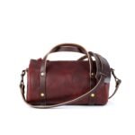 Bag Spot Heritage Crossbody Bag - Leather - Wine Bison
