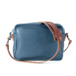 Bag Spot Classic Crossbody Bag - Leather - Large - Smokey Blue