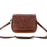 Bag Spot Satchel Crossbody Bag - Leather - Whisky Bison