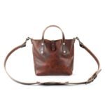 Bag Spot Essential Tote Bag - Leather - Mini - Whisky Bison