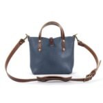 Bag Spot Essential Tote Bag - Leather - Mini - Smokey Blue