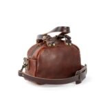 Bag Spot Signature Crossbody Bag - Leather - Mini - Whisky Bison