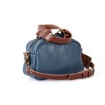 Bag Spot Signature Crossbody Bag - Leather - Mini - Smokey Blue