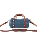Bag Spot Heritage Crossbody Bag - Leather - Small - Smokey Blue