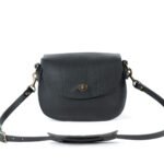 Bag Spot Satchel Crossbody Bag - Leather - Black