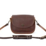 Bag Spot Satchel Crossbody Bag - Leather - Peanut Bison