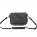 Bag Spot Satchel Crossbody Bag - Leather - Small - Raven
